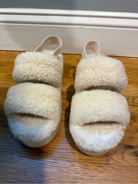 Shearling Cream Ugg Slippers